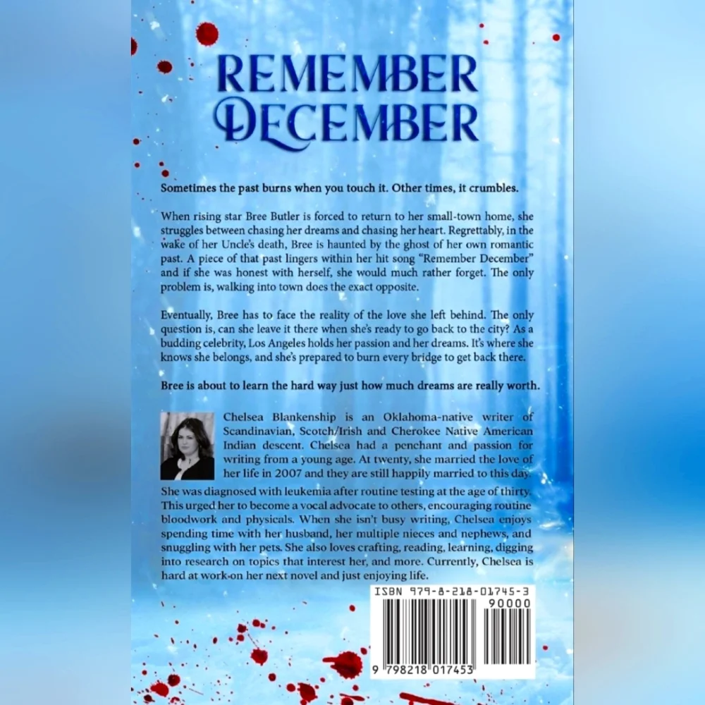 SIGNED BY AUTHOR • Remember December Paperback Book • Official Edition - Picture 2 of 3